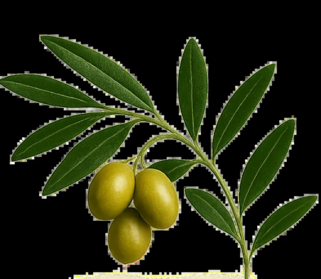 ZAITOON – Pure Cold-Pressed Extra Virgin Olive Oil in Pakistan Decorative olive leaf side element